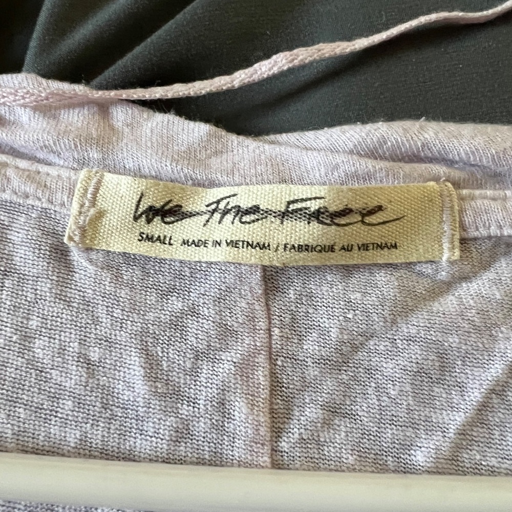 We The Free Lilac Oversized Tee Shirt - Picture 5 of 7